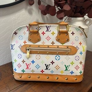 Louis Vuitton Multicolor AlmaPM  Murakami Satchel Handbag